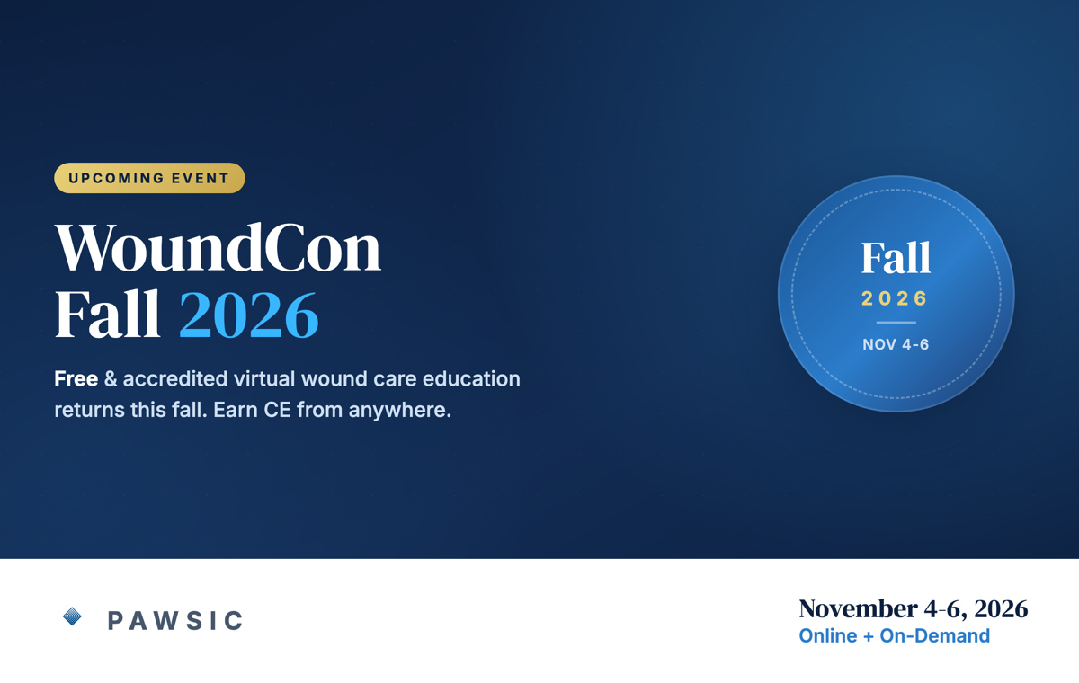 WoundCon Fall 2026 virtual wound care conference
